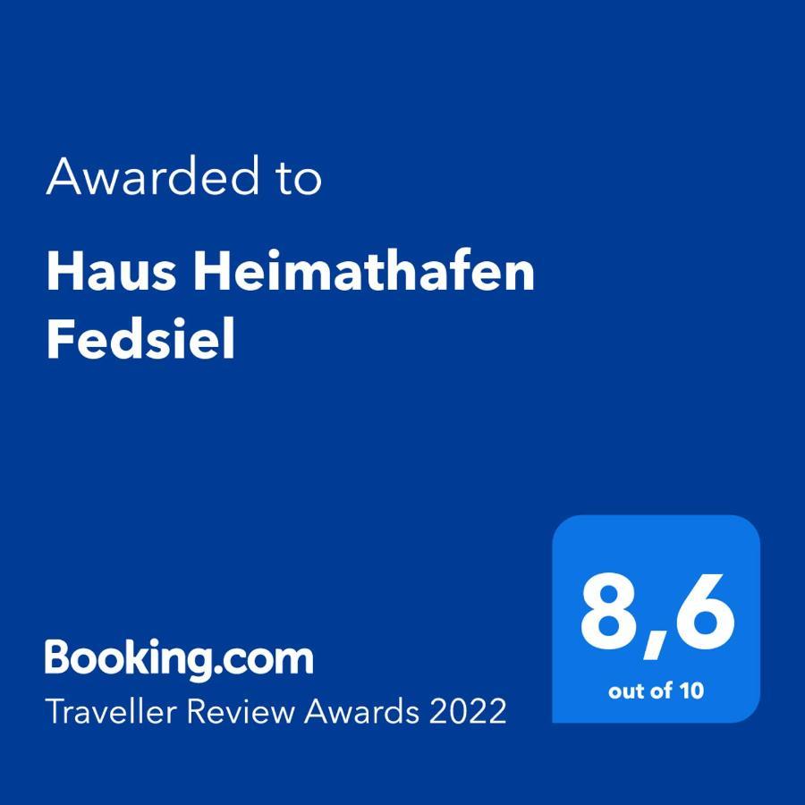 Haus Heimathafen Fedsiel Villa Butjadingen Buitenkant foto