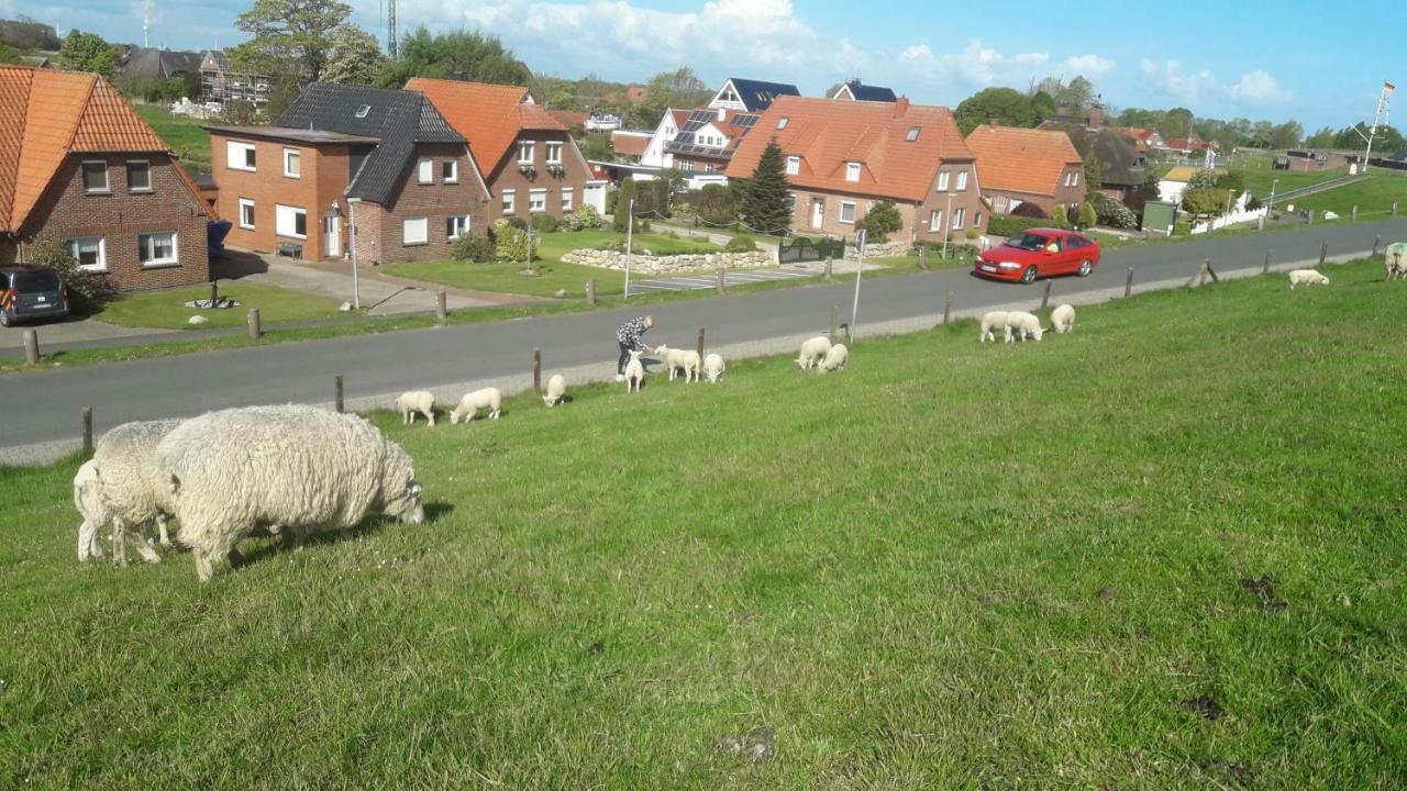 Haus Heimathafen Fedsiel Villa Butjadingen Buitenkant foto